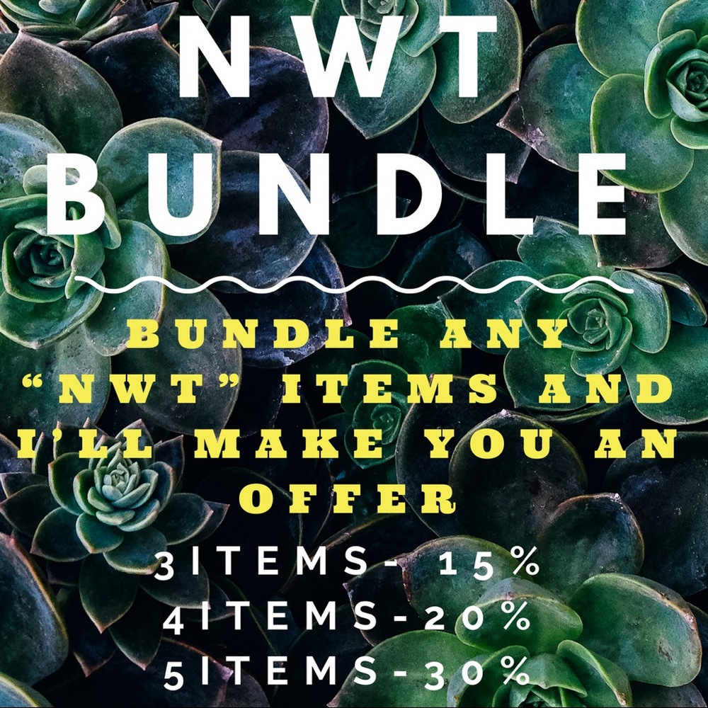 NWT Bundle Offers!! Price Cuts!! Discounts! ✂️✂️